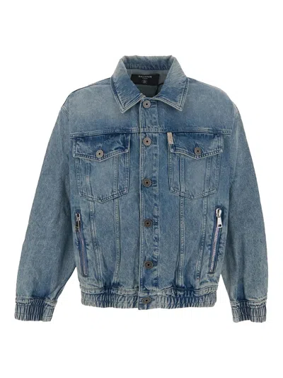BALMAIN CHAQUETA VAQUERA - BEIS CLARO