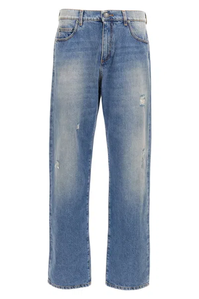 Balmain Blue Straight Fit Jeans