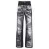 Balmain Denim Trompe Loeil Pants In Multi