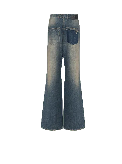 Balmain Devin Parker Jeans In Blue