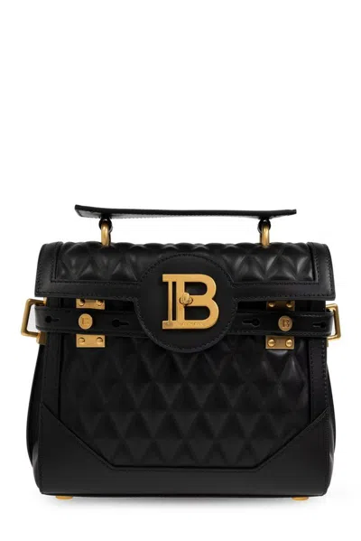 Balmain B-buzz 23 Cross Body Bag In Black