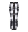 Balmain Buttoned Midi Skirt In White