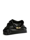 Balmain Dinner At 8 Medium Bag In Smooth Leather In Black
