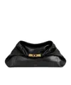 Balmain Dinner At 8 Medium Bag In Smooth Leather In Black