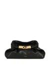 Balmain Dinner At 8 Small Bag In Smooth Leather In Black