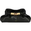 Balmain Dinner At 8 Small Smooth Leather Bag In Black