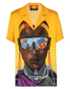 Balmain Shirt With Graphic Print For Disney In Brown