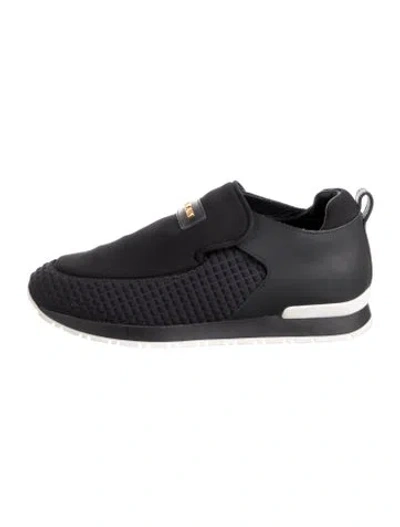 Pre-owned Balmain Doda Sneakers In Black