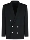 Balmain Black Virgin Wool Blazer