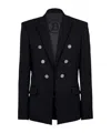 Balmain Embossed-button Detail Jacket In Black