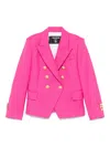 Balmain Double-breasted Blazer In Pink
