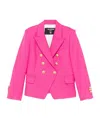 Balmain Double-breasted Blazer In Pink