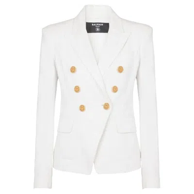 BALMAIN BALMAIN DOUBLE BREASTED COTTON JACKET