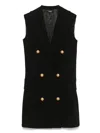 Balmain Kids' Double-breasted Dress In Black