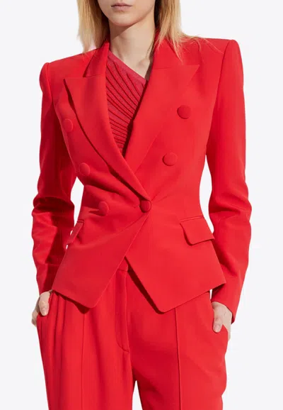 BALMAIN DOUBLE-BREASTED FITTED BLAZER