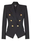 Balmain Wool Double-breasted Blazer