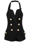 BALMAIN BALMAIN DOUBLE-BREASTED HALTERNECK WAISTCOAT