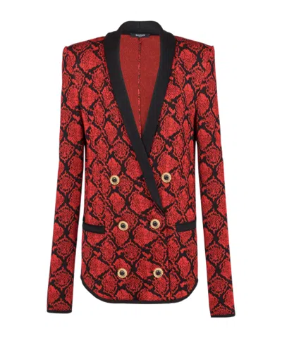 BALMAIN DOUBLE-BREASTED SUIT JACKET