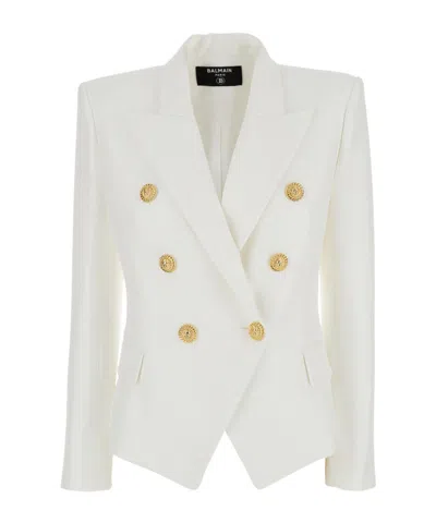 BALMAIN BALMAIN DOUBLE BREASTED TAILORED BLAZER