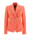 BALMAIN DOUBLE-BREASTED TWEED JACKET