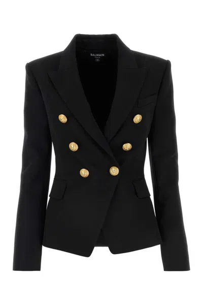 BALMAIN BALMAIN DOUBLE-BREASTED WOOL BLAZER