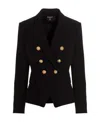 Balmain Wool Blazer In Black