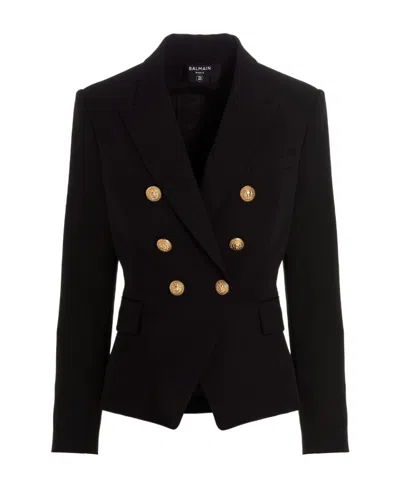 BALMAIN BALMAIN BUTTON EMBELLISHED TAILORED BLAZER