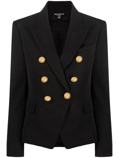 BALMAIN BALMAIN DOUBLE-BREASTED WOOL JACKET
