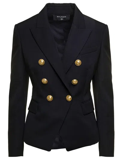BALMAIN BALMAIN DOUBLE-BREASTED WOOL JACKET