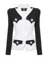 Balmain Double Crepe Jacket In Multi