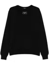 Balmain Double-neck Sweater In Black