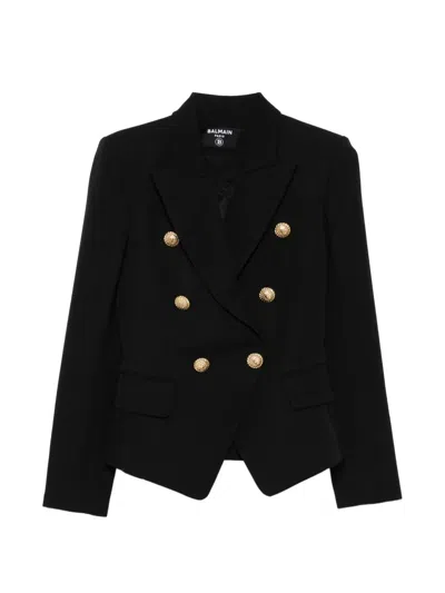 BALMAIN DOUBLE-BREASTED WOOL BLAZER