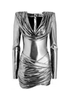 Balmain Dress In Silver