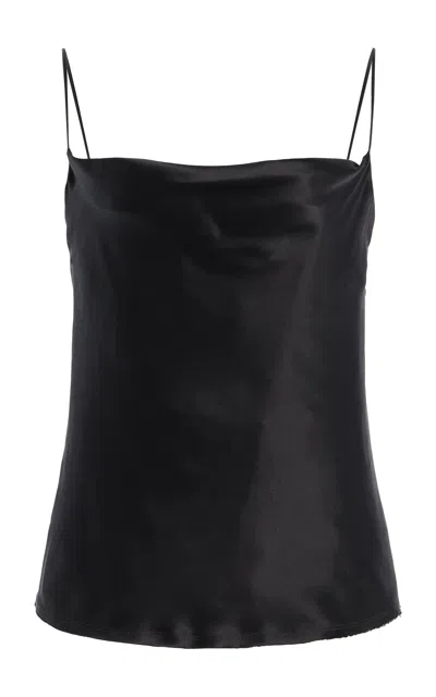 Balmain Layered Sleeveless Tank Top In Black