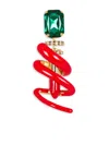 Balmain Drawing Lipstick Brooch In Gold