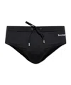 Balmain Drawline Swimming Trunks In Black