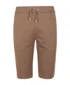 Balmain Drawstring-fasting Bermuda Shorts In Brown