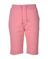Balmain Drawstring-fasting Bermuda Shorts In Pink