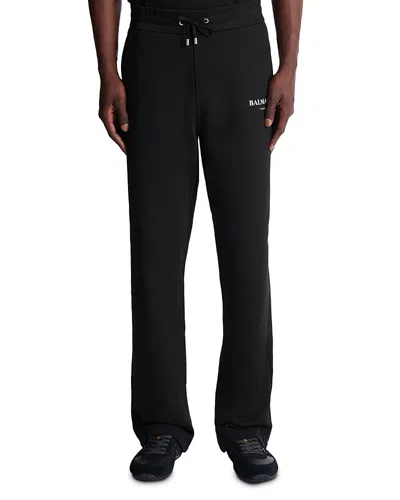 BALMAIN DRAWSTRING LOGO SWEATPANTS