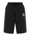Balmain Logo-print Drawstring Shorts In Black