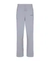 Balmain Logo-print Drawstring Track Pants In Gray