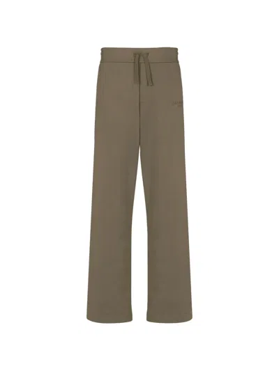 Balmain Drawstring-waist Trousers In Gray