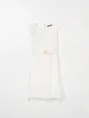 Balmain Dress  Kids Kids Color Ivory In Ivory