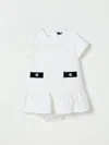 Balmain Kleid  Kinder Farbe Weiss In White