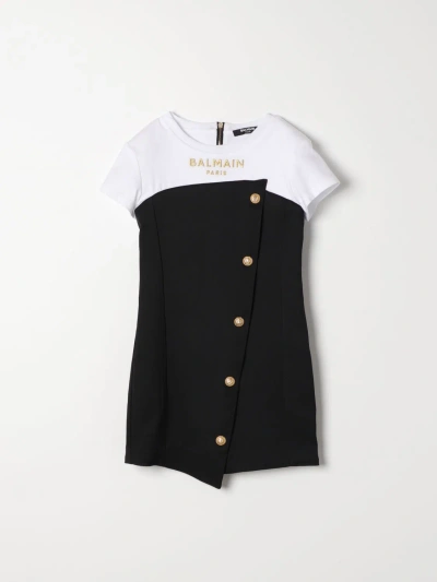 Balmain Kids' Dress Dress In Black