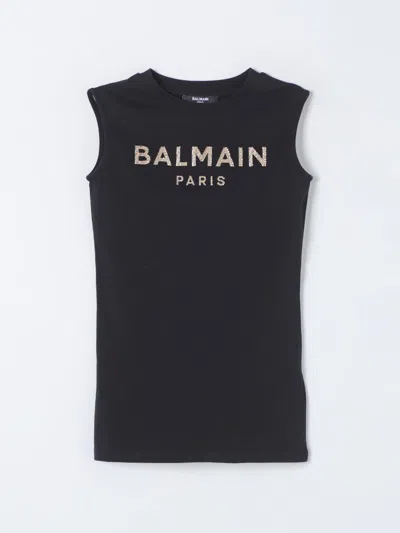 Balmain Dress  Kids Kids Color Black