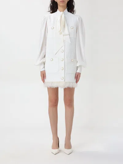 Balmain Dress  Woman Color White In 白色