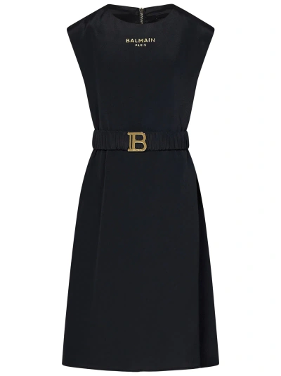 Balmain Kids' Dress In Black