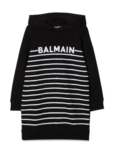 Balmain Kids' Dress In Black