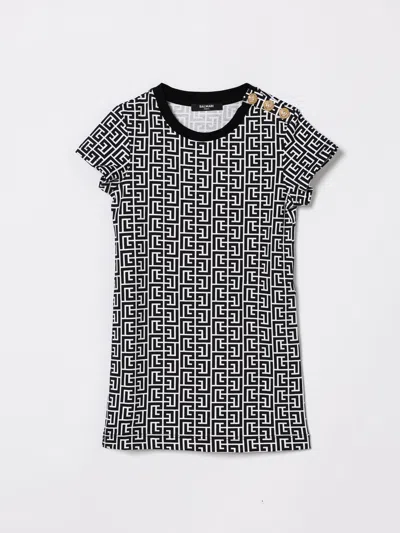 Balmain Dress Kids  In Black
